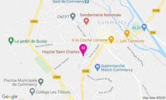 Localisation Dr Isabelle Thiltges Althuser