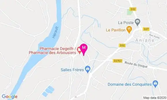 Localisation Dr Céline Carandell