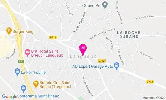 Localisation Dr Brigitte Fasquel