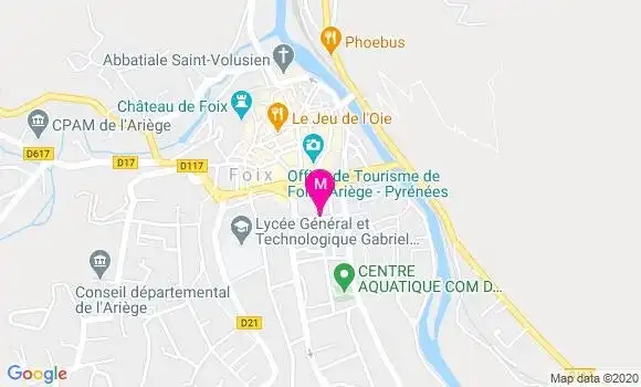 Localisation Dr Francis Surga