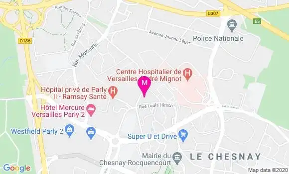 Localisation Dr Mireille Chettouh