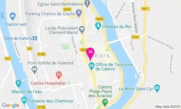 Localisation Dr Pascal Ressigeac