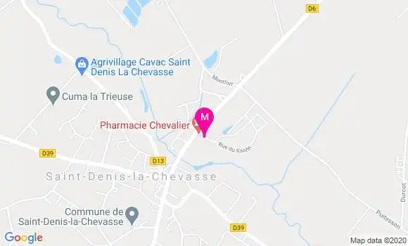 Localisation Dr Christine Tenailleau Vezin