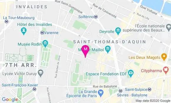 Localisation Dr Thierry Terradot