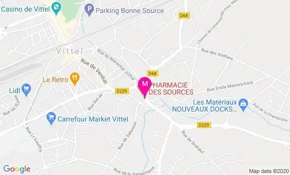 Localisation Dr Pascal Perry
