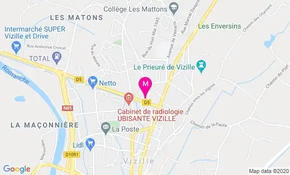Localisation Dr Luc Toffin