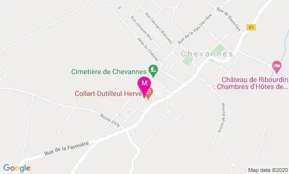 Localisation Dr Nicolas Ribon