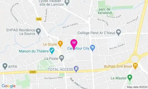 Localisation Dr Pierre Gourvez