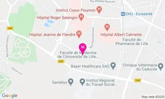 Localisation Dr Pierre Collinet