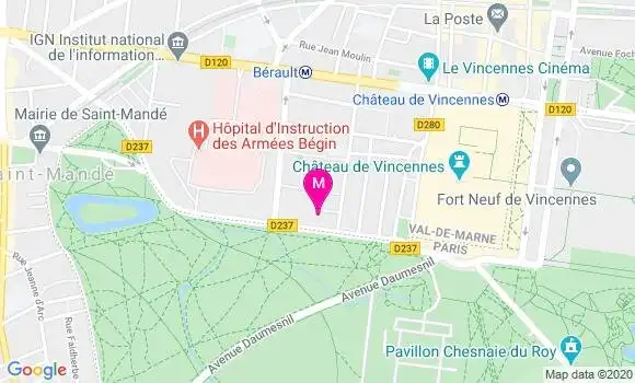 Localisation Dr Valentin Nusinovici