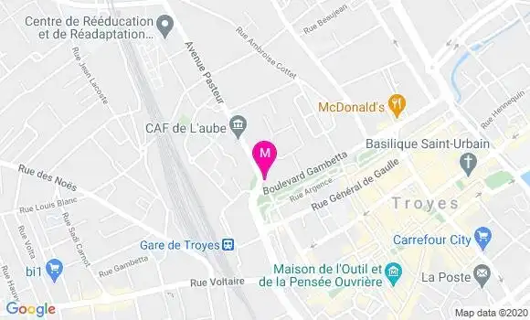 Localisation Dr Marc Levert