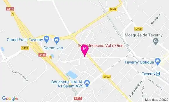 Localisation Dr Franck Coqk