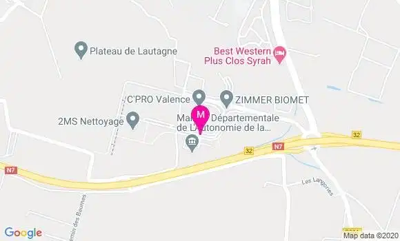 Localisation Dr Marc Bottaro