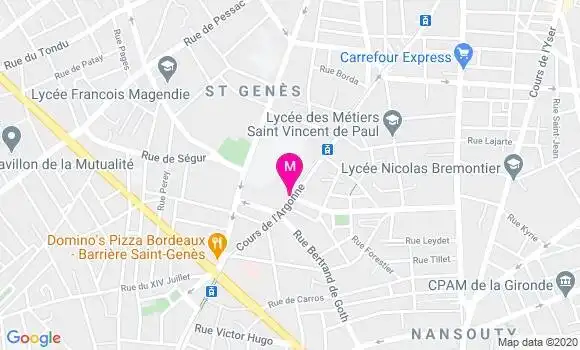 Localisation Dr Frédéric Guyon