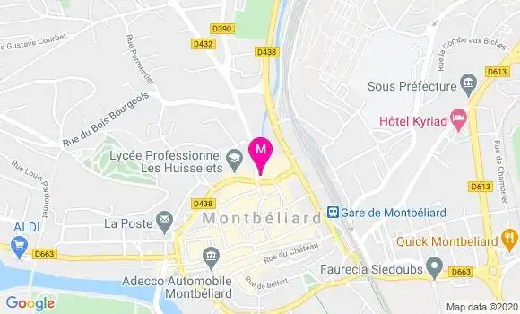 Localisation Dr Christophe Humbert