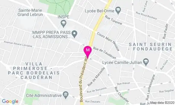 Localisation Dr Arnaud Du Bourguet