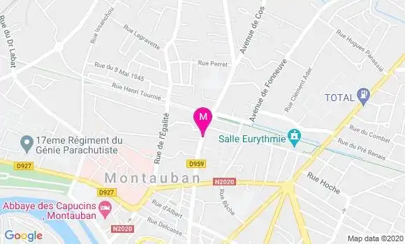 Localisation Dr Jean Jacques Galouye
