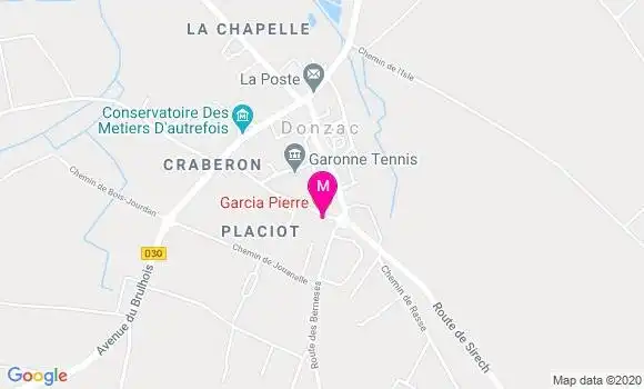Localisation Dr Pierre Garcia