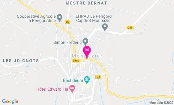 Localisation Dr Jean Ponsard