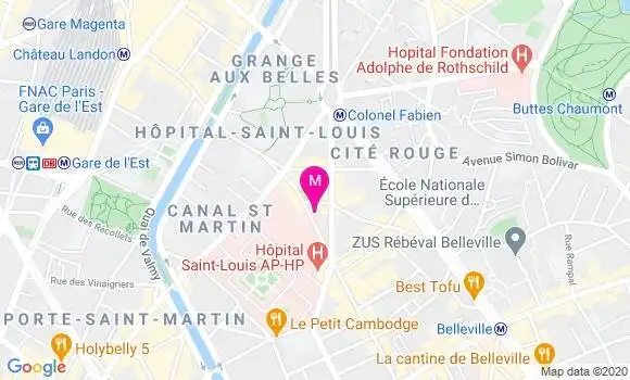 Localisation Dr Robert Amson