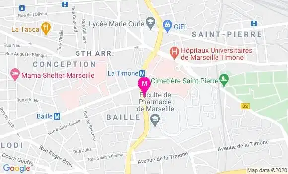 Localisation Dr Michel Drancourt