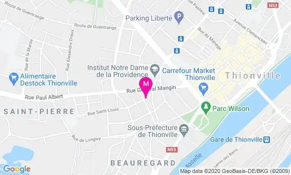 Localisation Dr Claude Frentz