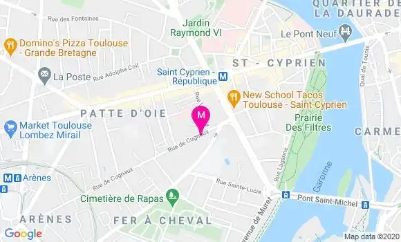 Localisation Dr Thierry Adam