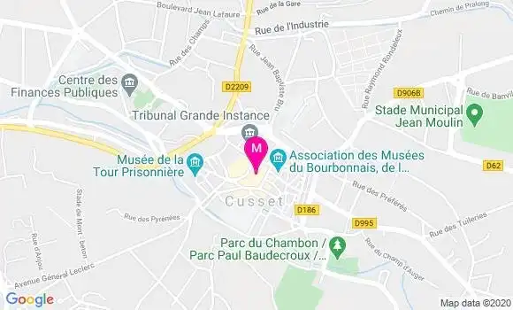 Localisation Dr Jean Paul Bayle