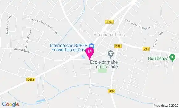 Localisation Dr Jean Cantegril