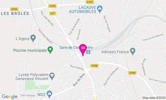 Localisation Dr Camille Dusart