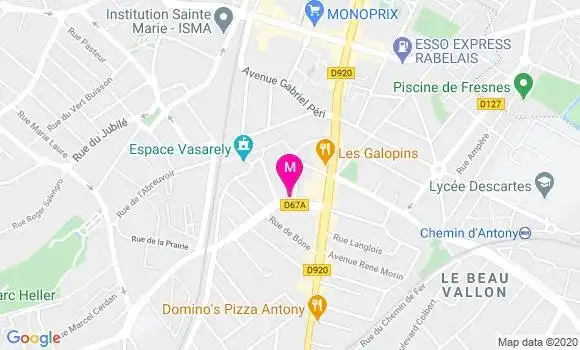 Localisation Dr Christian Salles