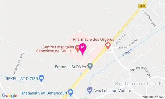 Localisation Dr Patrick Chezel