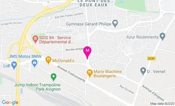 Localisation Dr Jean Claude Darmon
