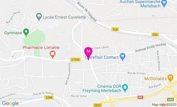 Localisation Dr Xavier Brianceau