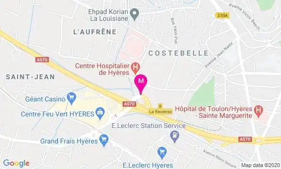 Localisation Dr Georges Dien
