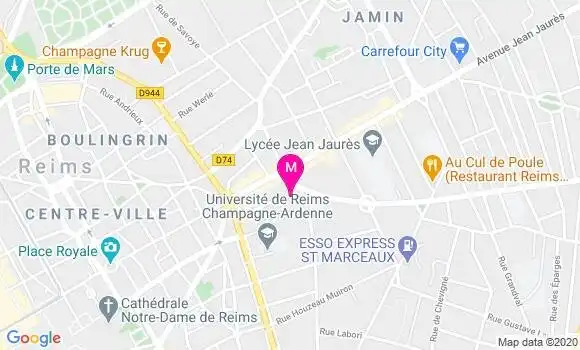 Localisation Dr Marie Gilles Trenque Tessereau