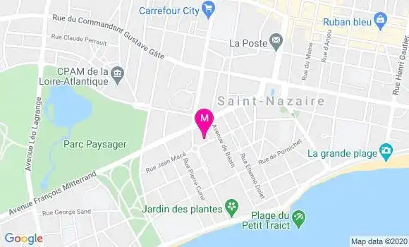 Localisation Dr Sandrine Gaudin