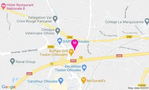 Localisation Dr Thierry Chalvidan