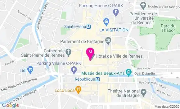 Localisation Dr Marie Claire Paillereau