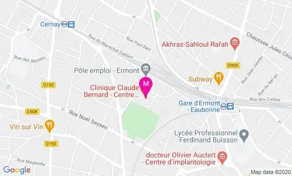 Localisation Dr Samia Boukari Hocine
