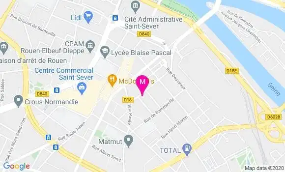 Localisation Dr Marie Françoise Merlin Bernard