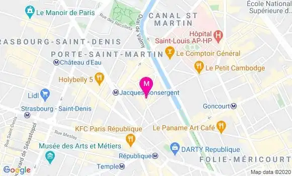 Localisation Dr Evelyne Cynober