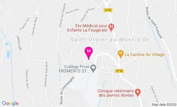 Localisation Dr Marie Aiguier Giordano