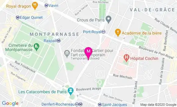 Localisation Dr Anne Theau Yonneau