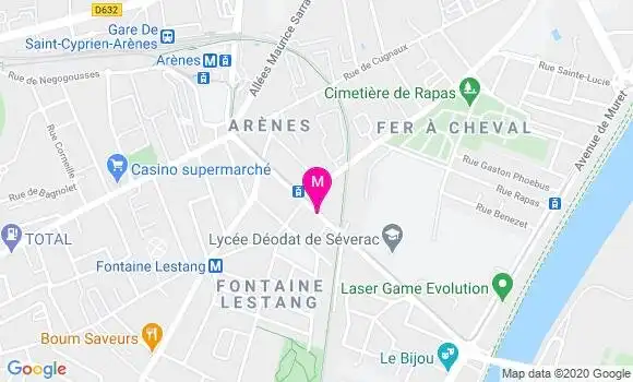 Localisation Dr Maryline Cohen Valery