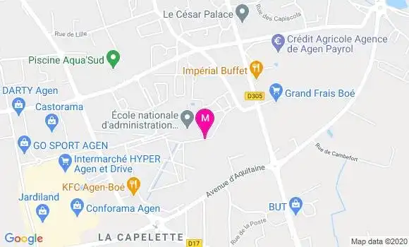 Localisation Dr Florence Delbert