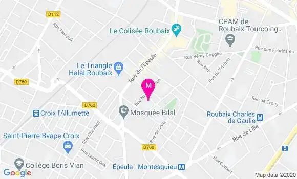 Localisation Dr Pierre Lecru