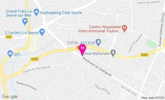 Localisation Dr Thierry Ventre
