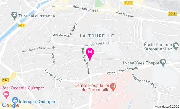 Localisation Dr Elisabeth Ventrillon