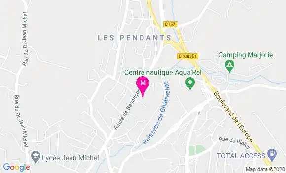 Localisation Dr Christian Mouhat